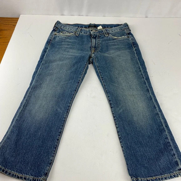 J. Crew Women's Petite 0 Cropped Jeans Medium Wash - Picture 1 of 9